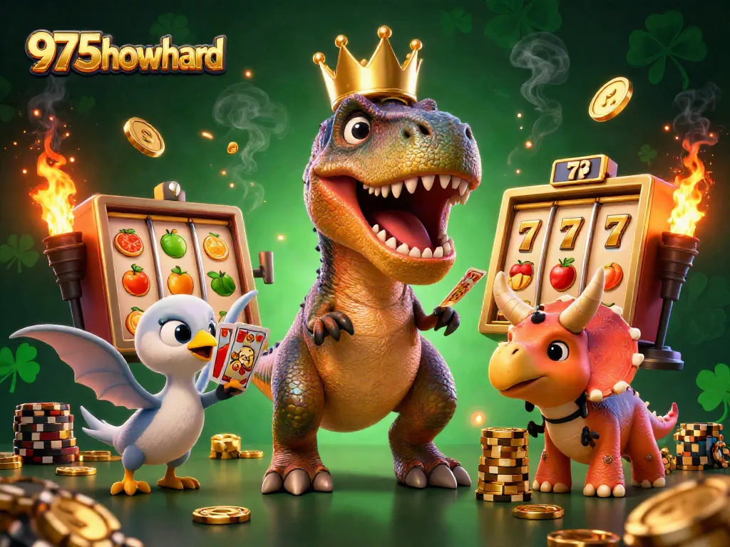 Engage with 975howard's exciting slot games featuring dinosaurs and golden prizes!